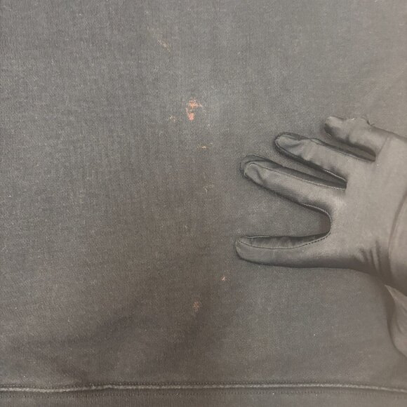 Tna Hoodie Large Boyfriend Fit Sweaterfleece Cotton Blend Distressed Pullover - Picture 7 of 15